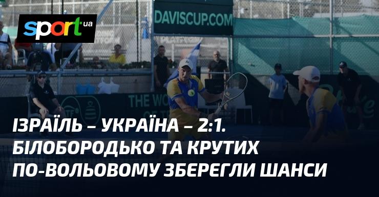 Ізраїль - Україна - 2:1. Білобородько і Крутих проявили вольовий характер і зберегли надії на успіх.