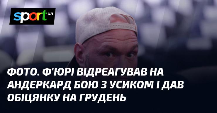 Зображення. Ф'юрі висловив свою думку щодо андеркарду поєдинку з Усиком і дав обіцянку на грудень.